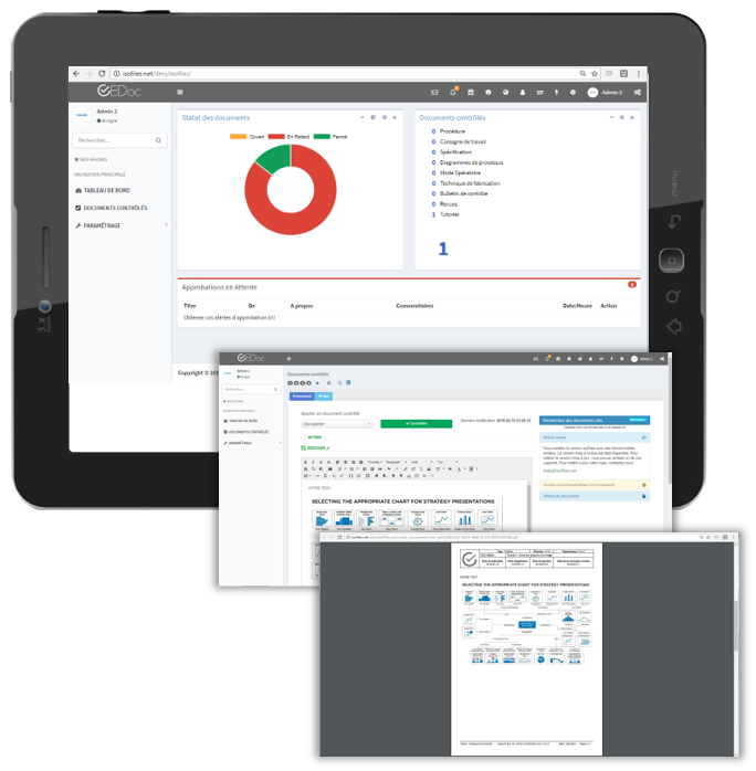 <strong style= "color: #C66005; font-weight:300;">isoFiles includes an advanced Document Management system that fits ISO rules and offers multiple advantages to collaborate on your documentation.</strong>